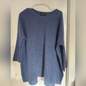 Claudia Nichole,  Blue Women's Sweater Blue 100 % Cashmere